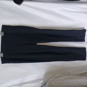 ZAC and Rachel plaid knit leggings black and gray. M